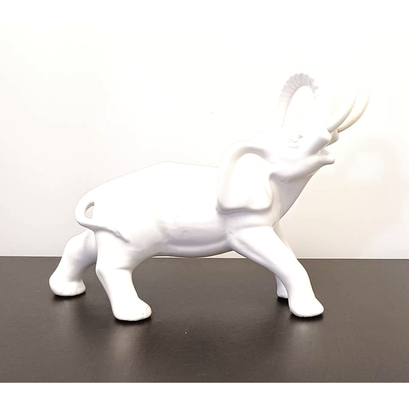 Elephant Vintage Portugal by Fereiras Trunk Up Good Luck - Picture 5 of 14